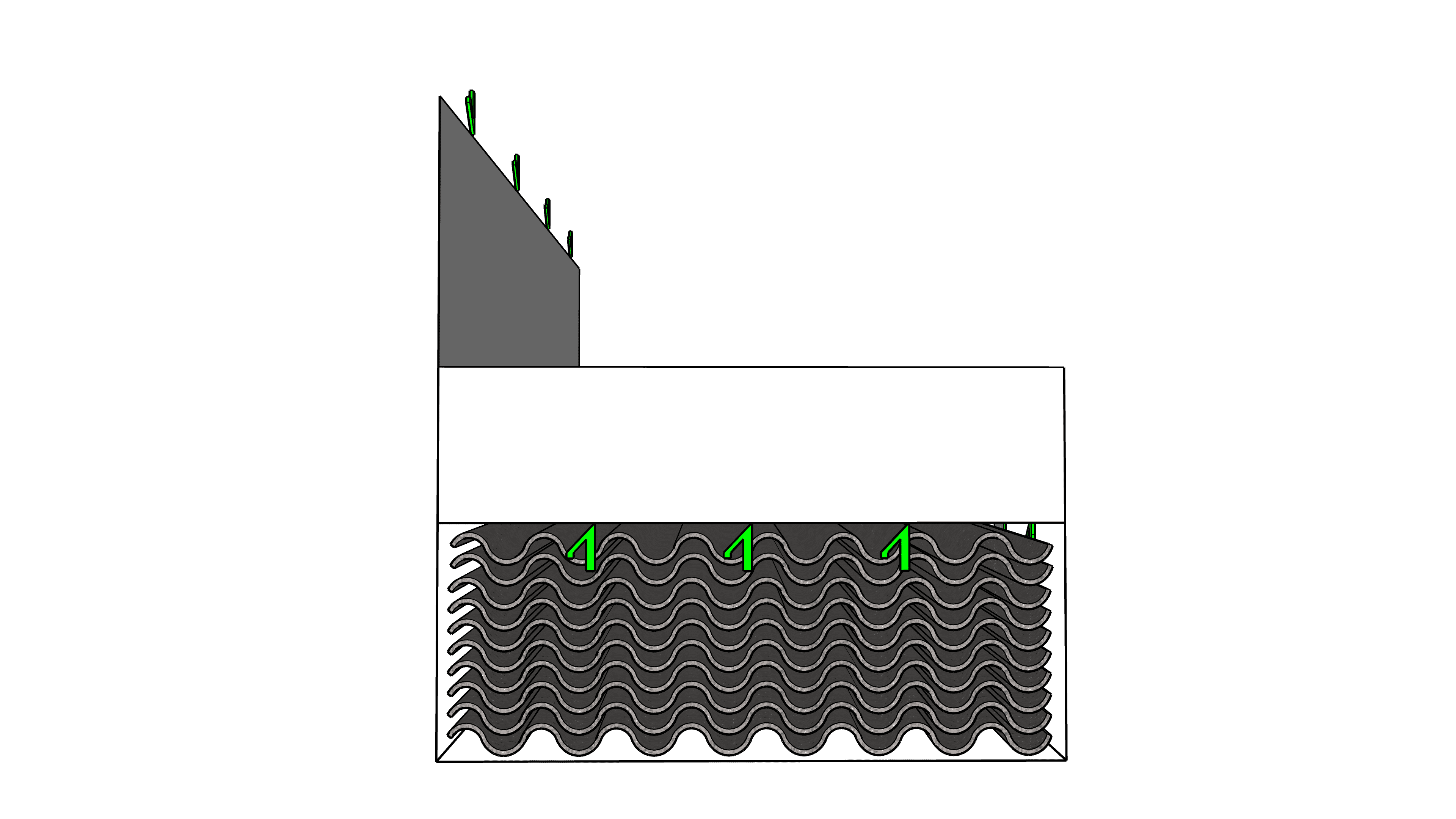 Plattenbag 260x125x30cm, SWL 1500kg, SF:5:1