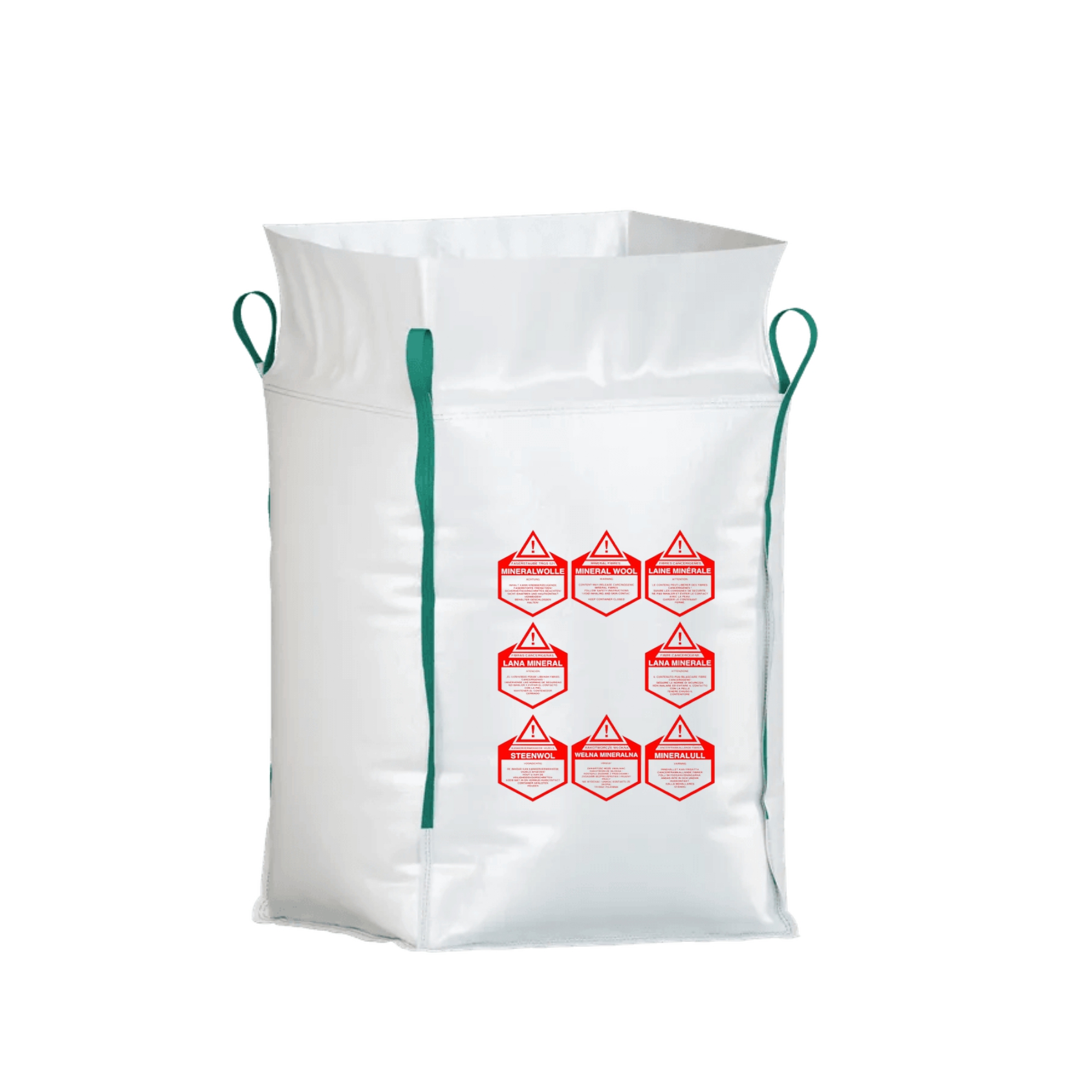 Mineralwolle Big Bag 135x135x130cm, SWL 250kg, SF 5:1